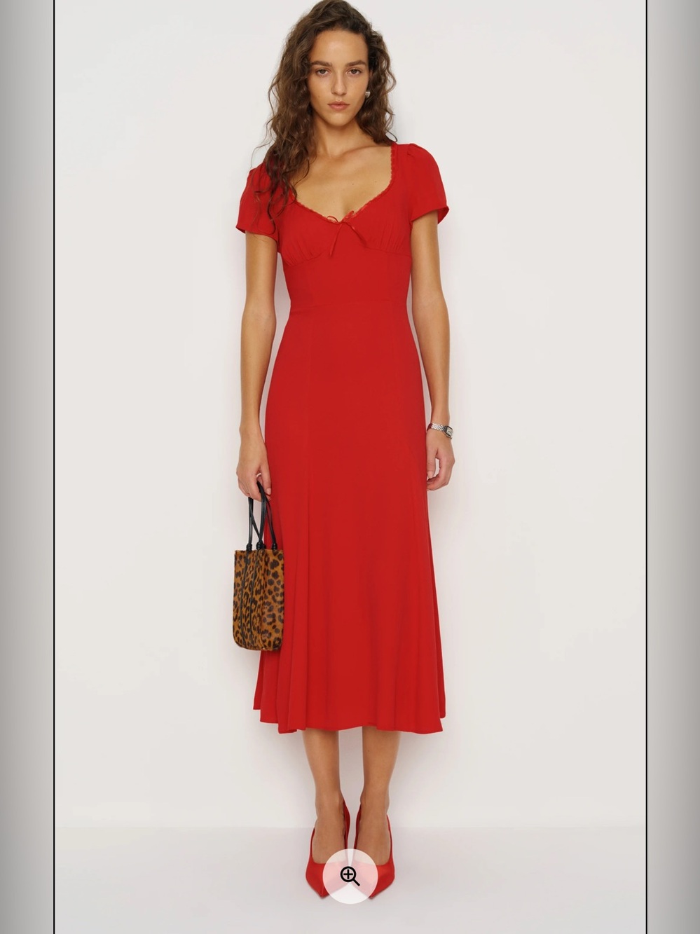 ❤️ Reformation Afton Dress – Lipstick Red – NWT